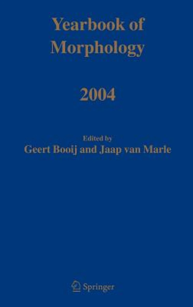 Yearbook of Morphology 2004