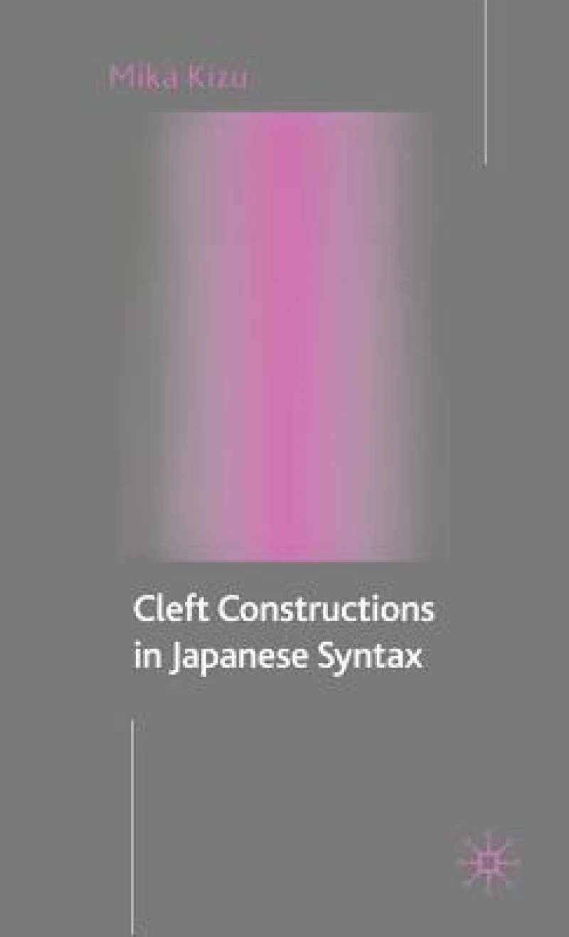 Cleft Constructions in Japanese Syntax