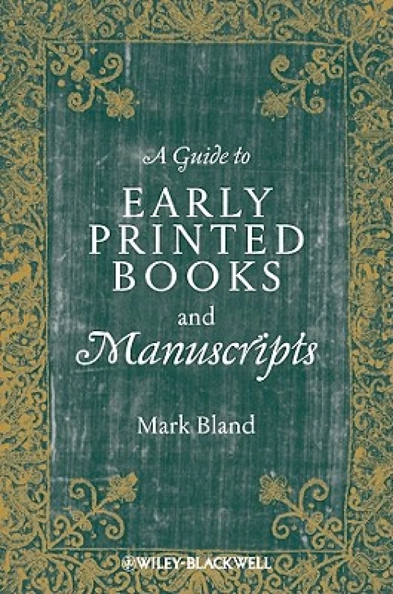 A Guide to Early Printed Books and Manuscripts