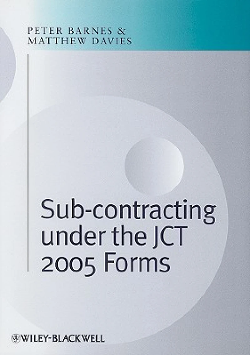 Subcontracting Under the JCT 2005 Forms