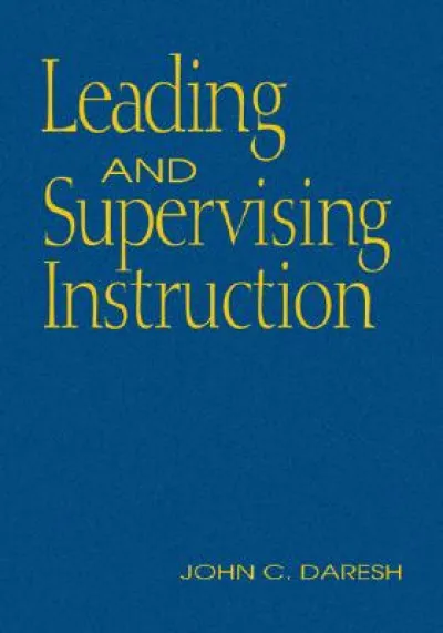 Leading and Supervising Instruction