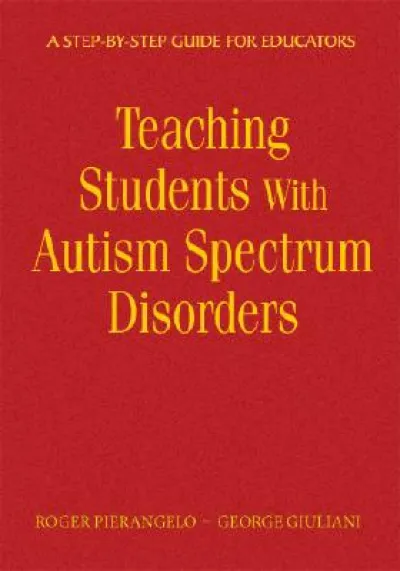 Teaching Students With Autism Spectrum Disorders