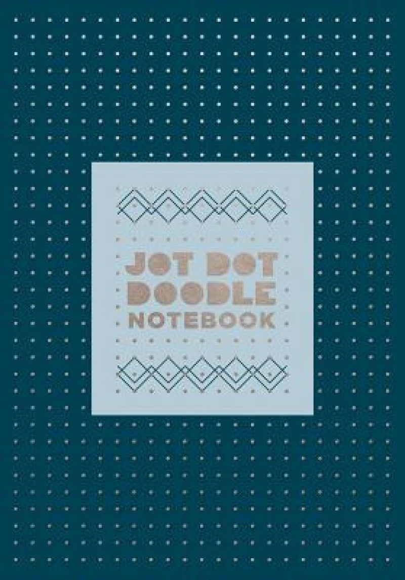 Jot Dot Doodle Notebook (Blue and Silver)