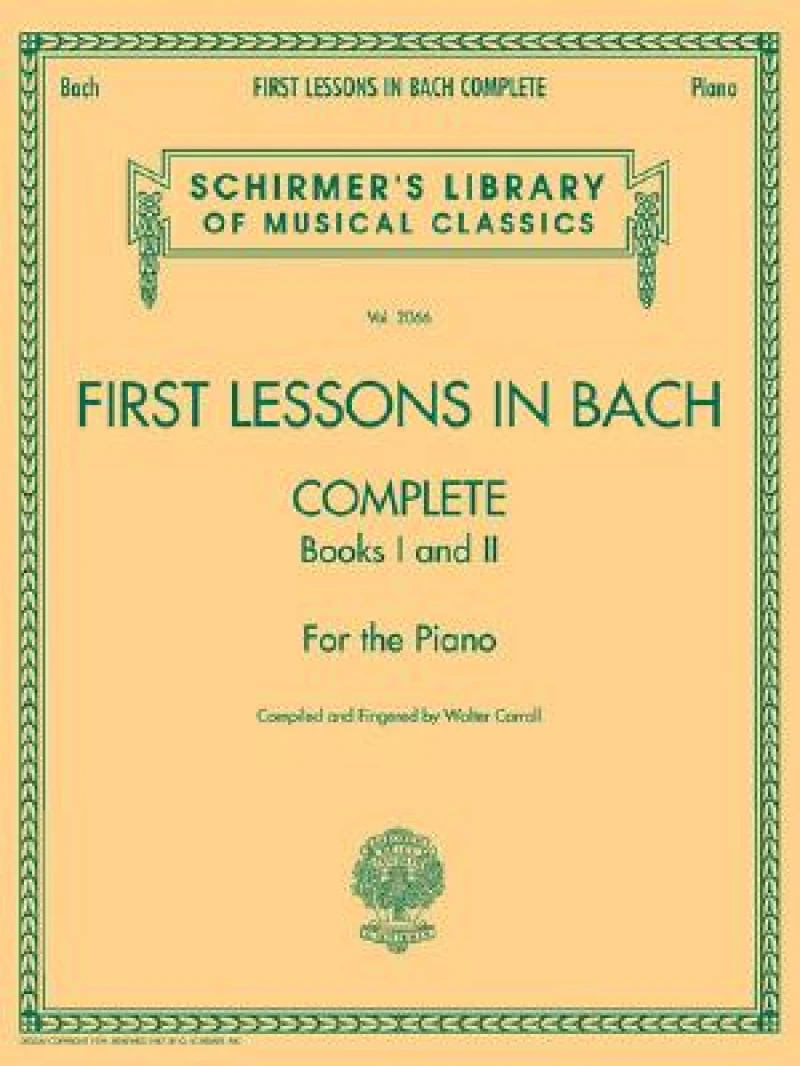 First Lessons In Bach 1 & 2 Complete