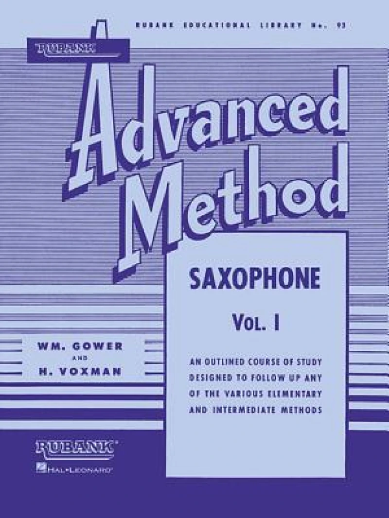RUBANK ADVANCED METHOD VOL 1 SAX BK