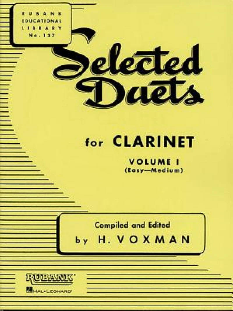 SELECTED DUETS CLARINET VOL 1