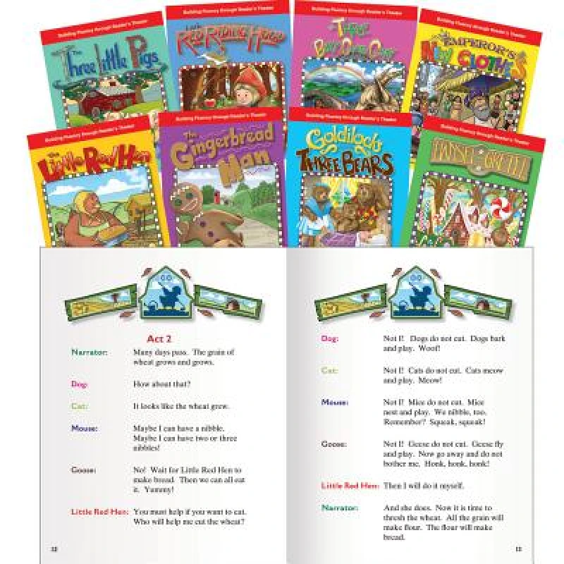 Reader''s Theater: Folk & Fairy Tales English 8-Book Set
