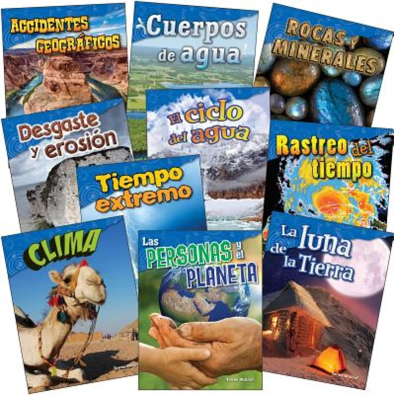 Let''s Explore Earth & Space Science Grades 2-3 Spanish, 10-Book Set
