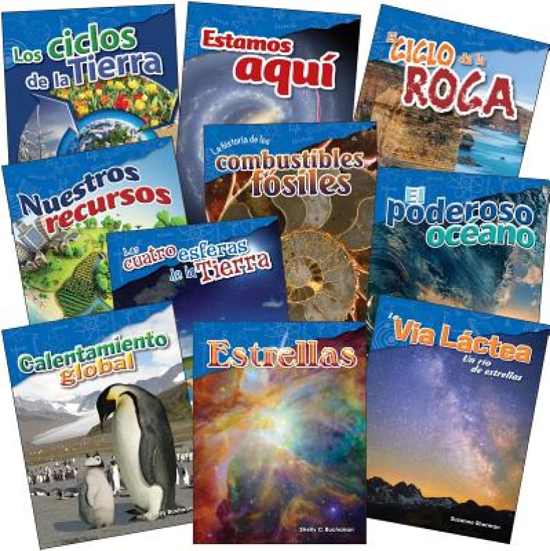 Let''s Explore Earth & Space Science Grades 4-5 Spanish, 10-Book Set