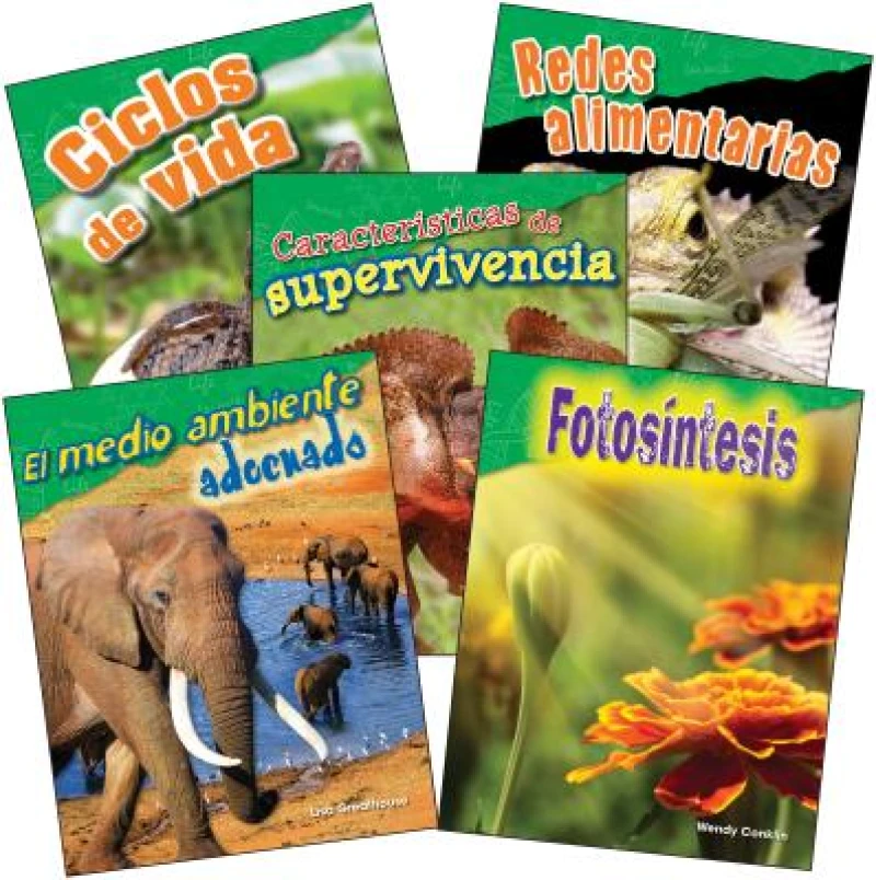 Life Science Grade 3 Spanish: 5-Book Set