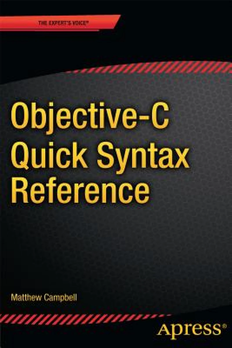 Objective-C Quick Syntax Reference