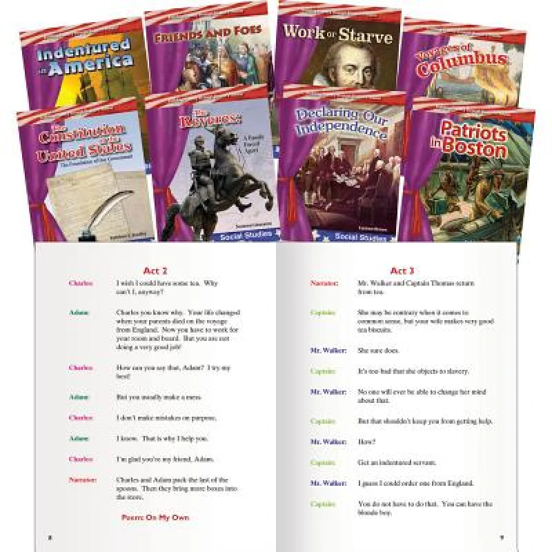Reader''s Theater: Early America 8-Book Set