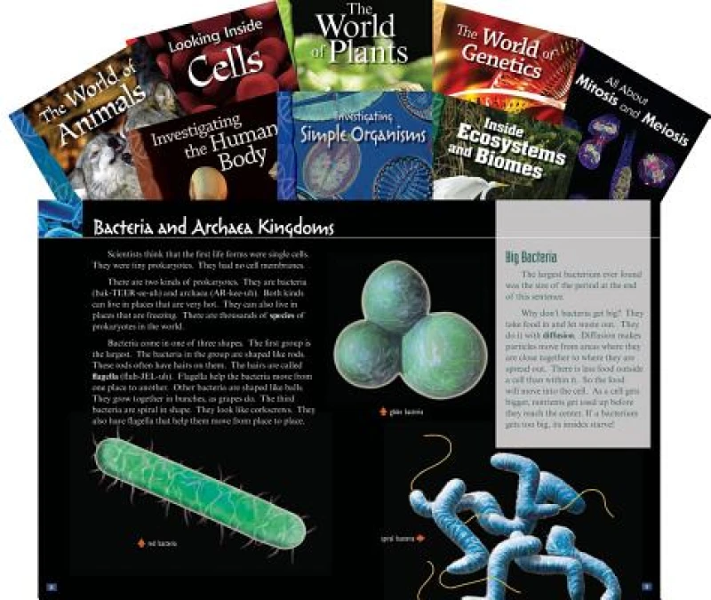 Life Science 8-Book Set, Grades 6-9