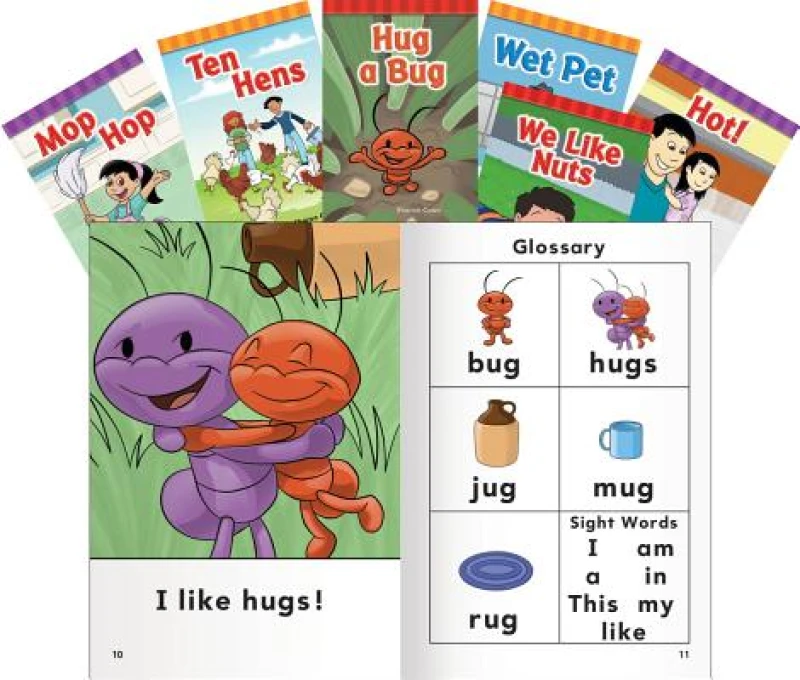 Short E, O, U Rimes PreK-1, 6-book Set