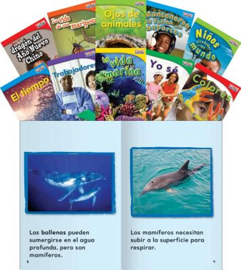 TIME FOR KIDS® Informational Text Grade 1 Spanish Readers Set 2 10-Book Set