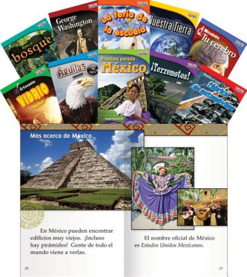 TIME FOR KIDS® Informational Text Grade 2 Spanish Readers Set 1 10-Book Set