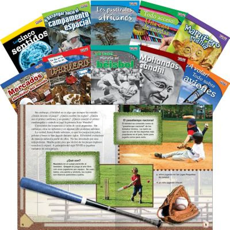 TIME FOR KIDS® Informational Text Grade 3 Spanish Readers Set 1 10-Book Set