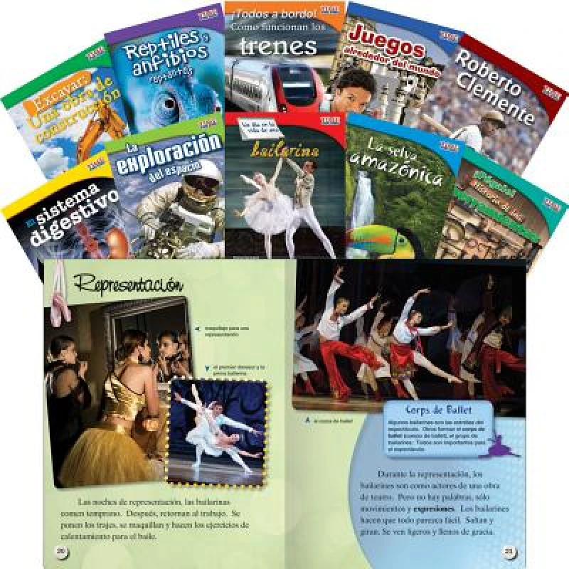 TIME FOR KIDS® Informational Text Grade 3 Spanish Readers Set 2 10-Book Set