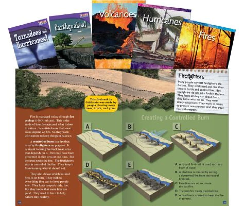 Natural Disasters Set: Grades 1-2, 5-Book Set