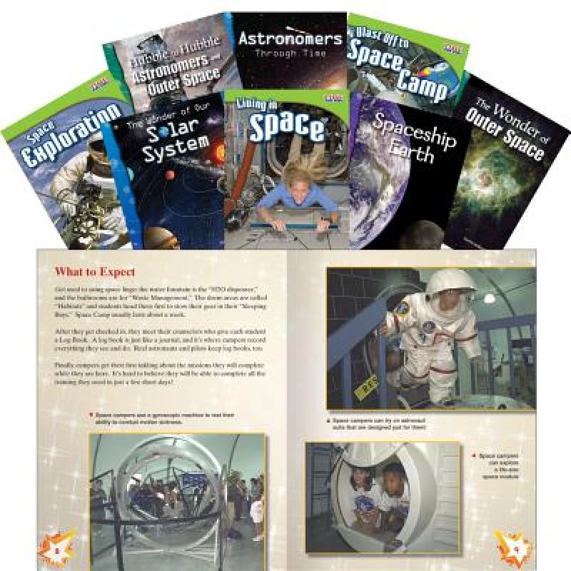 Space Exploration Set: Grades 3-5, 8-Book Set