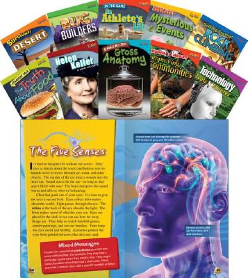 TIME FOR KIDS® Informational Text Grade 4 Readers Set 1 10-Book Set
