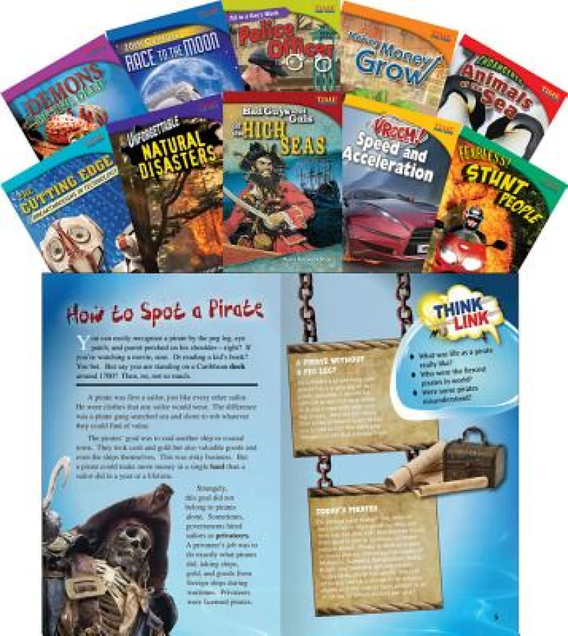 TIME FOR KIDS® Informational Text Grade 5 Readers Set 1 10-Book Set
