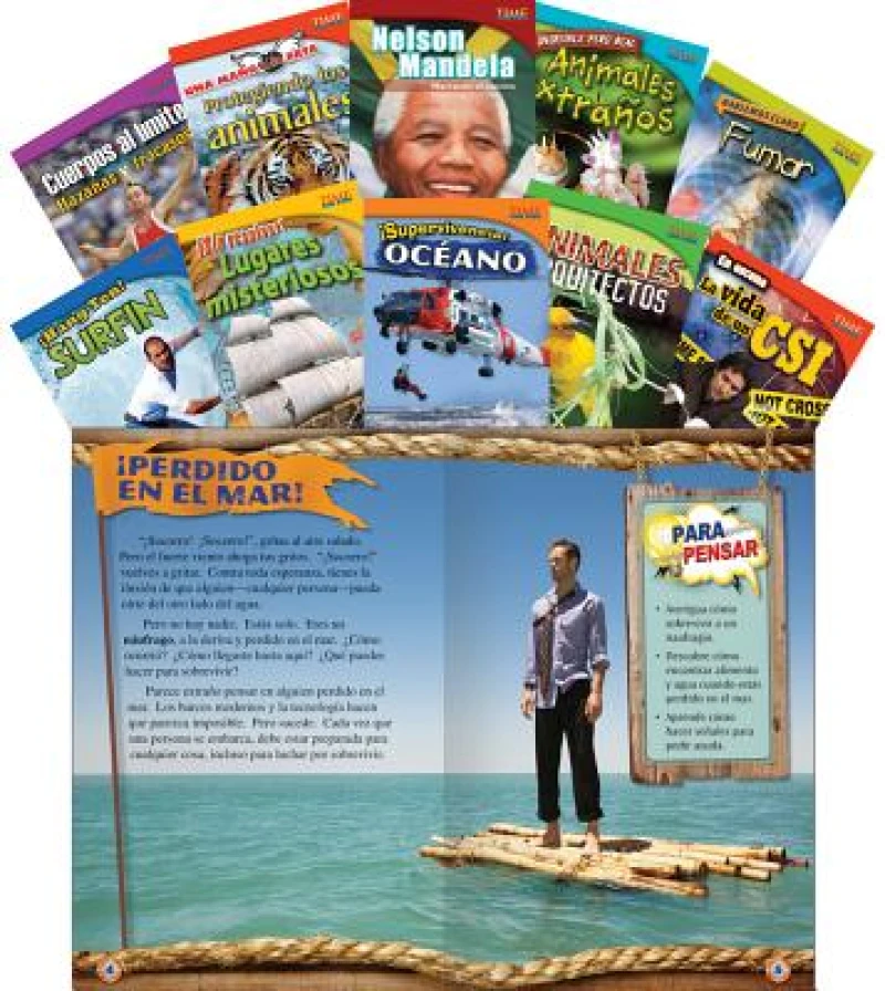 TIME FOR KIDS® Informational Text Grade 4 Spanish Readers Set 2 10-Book Set