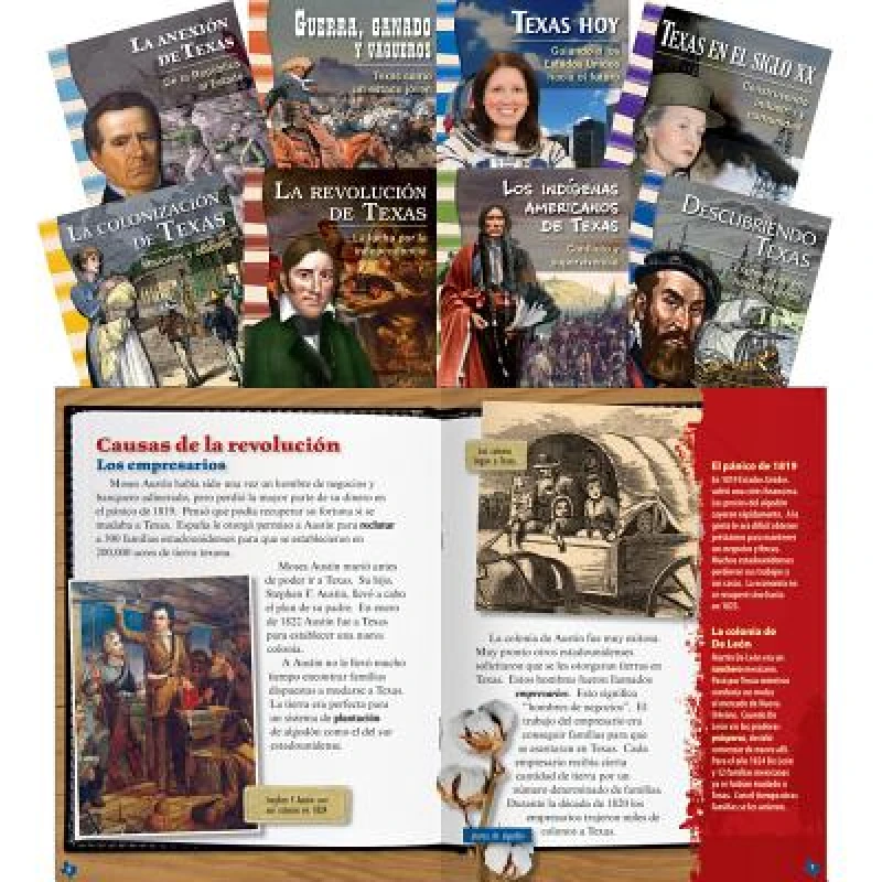 State of Texas Spanish 8-Book Set
