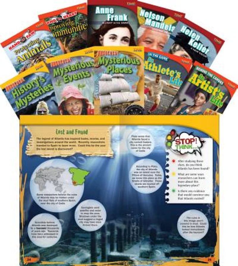 Social Studies Guided Reading Grade 4 13-Book Set