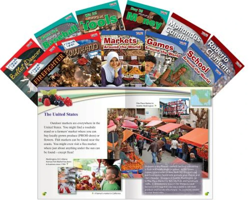 Social Studies Guided Reading Grade 3 11-Book Set