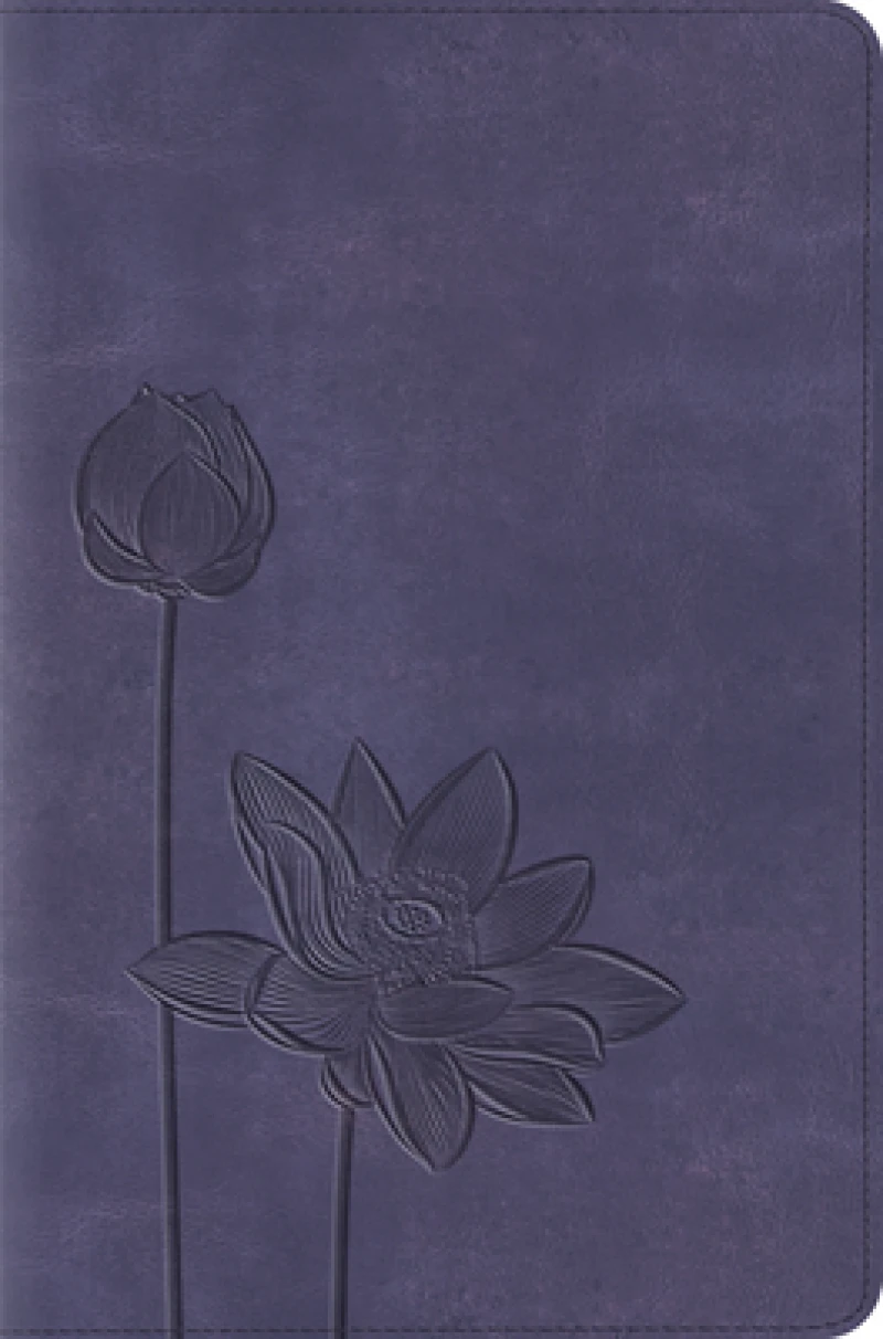 ESV Compact Bible (TruTone, Lavender, Bloom Design)