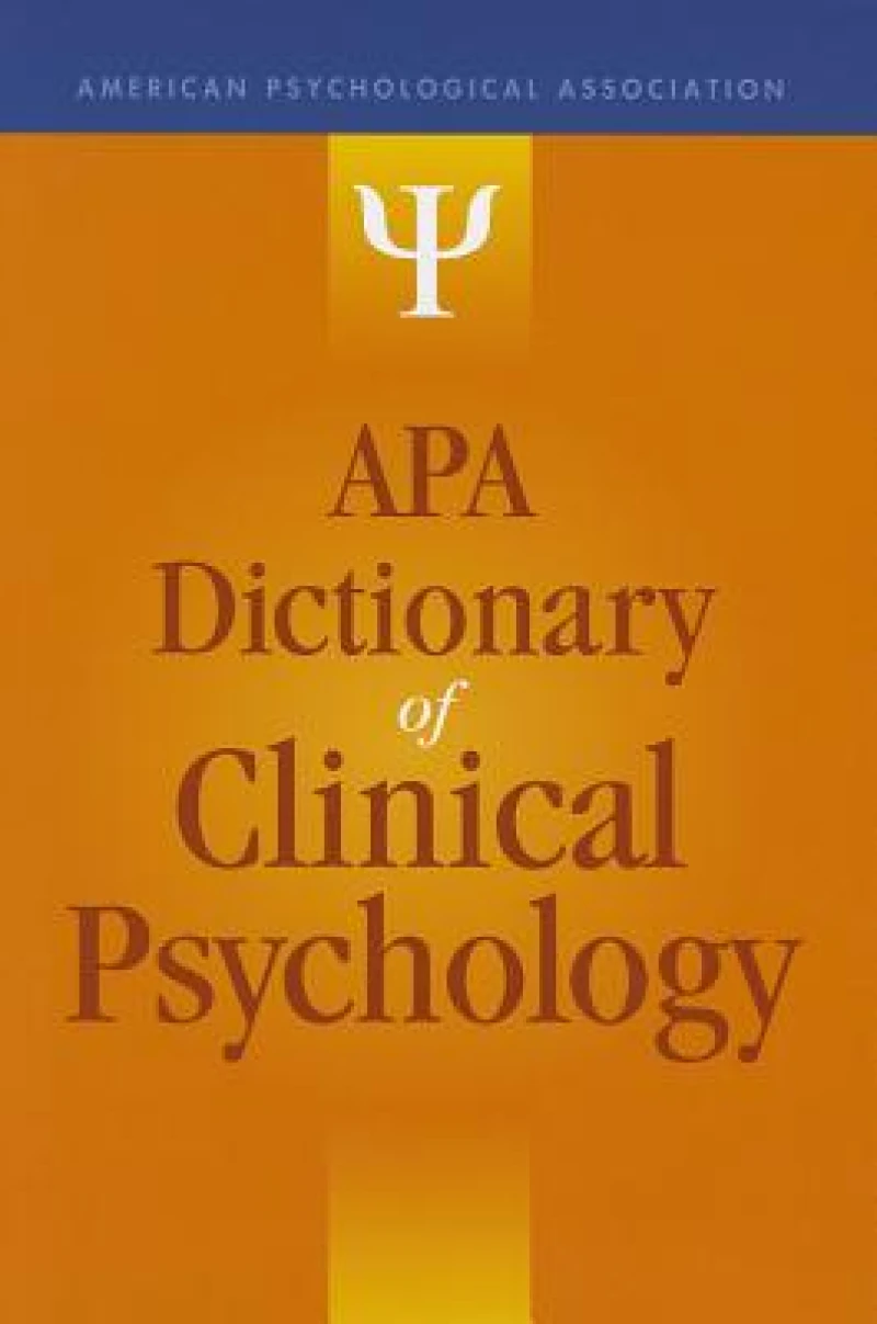 APA Dictionary of Clinical Psychology