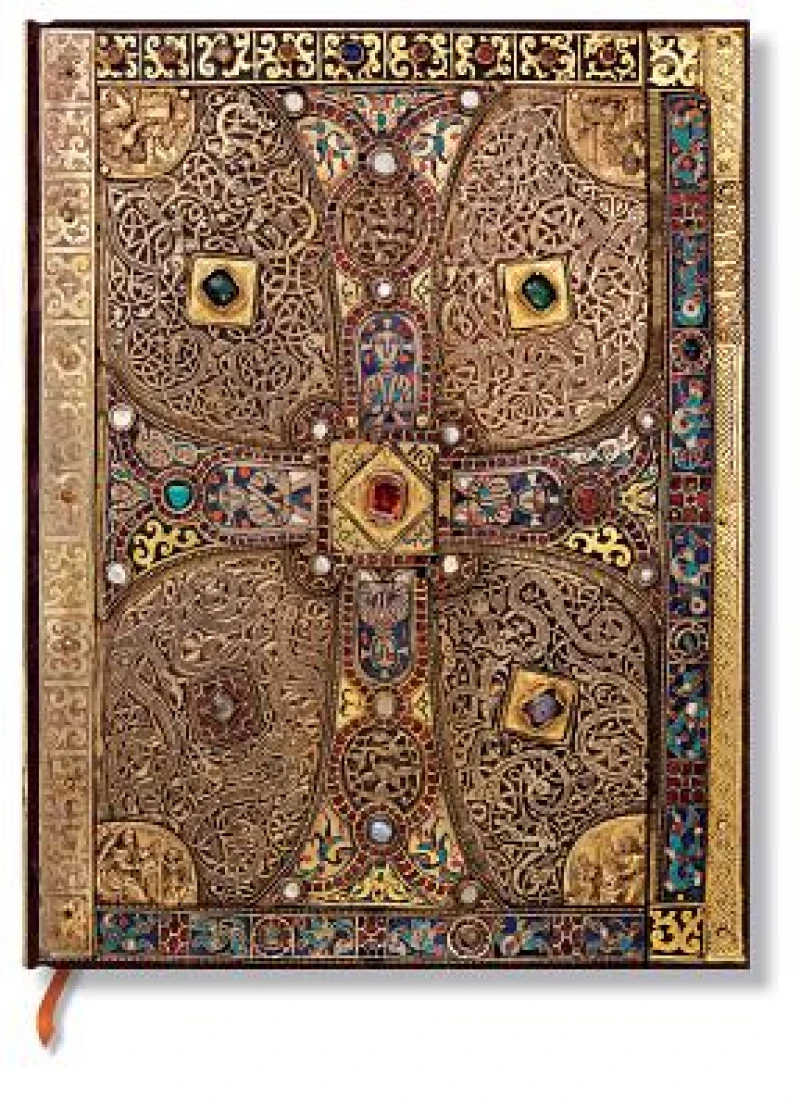 Lindau (Lindau Gospels) Ultra Lined Journal (Wrap Closure)