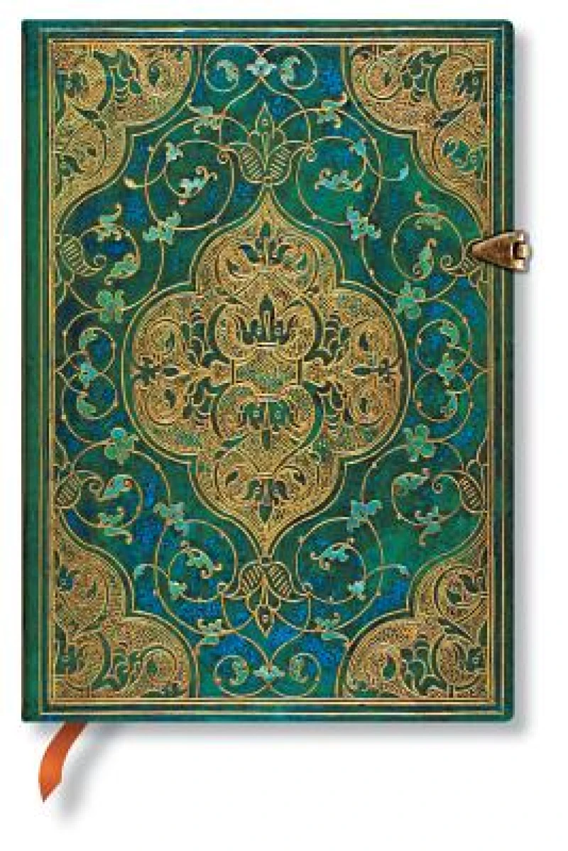 Turquoise Chronicles Midi Lined Hardcover Journal