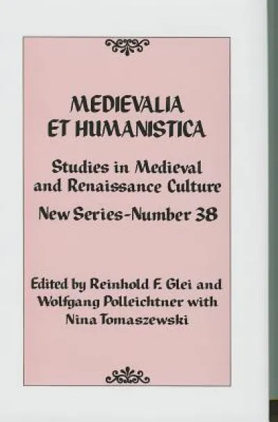 Medievalia et Humanistica, No. 38