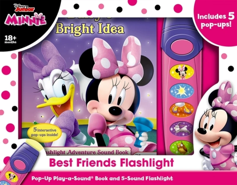 MINNIE MOUSE BOOK AND FLASHLIGHT