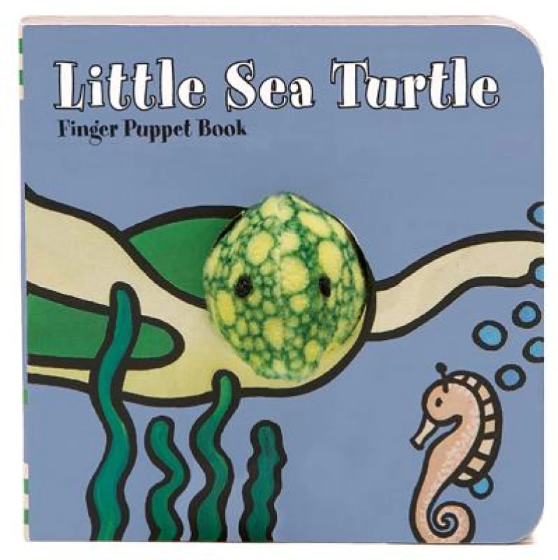 Little Sea Turtle: Finger Puppet Book : (Finger Puppet Book for Toddlers and Babies, Baby Books for First Year, Animal Finger Puppets)