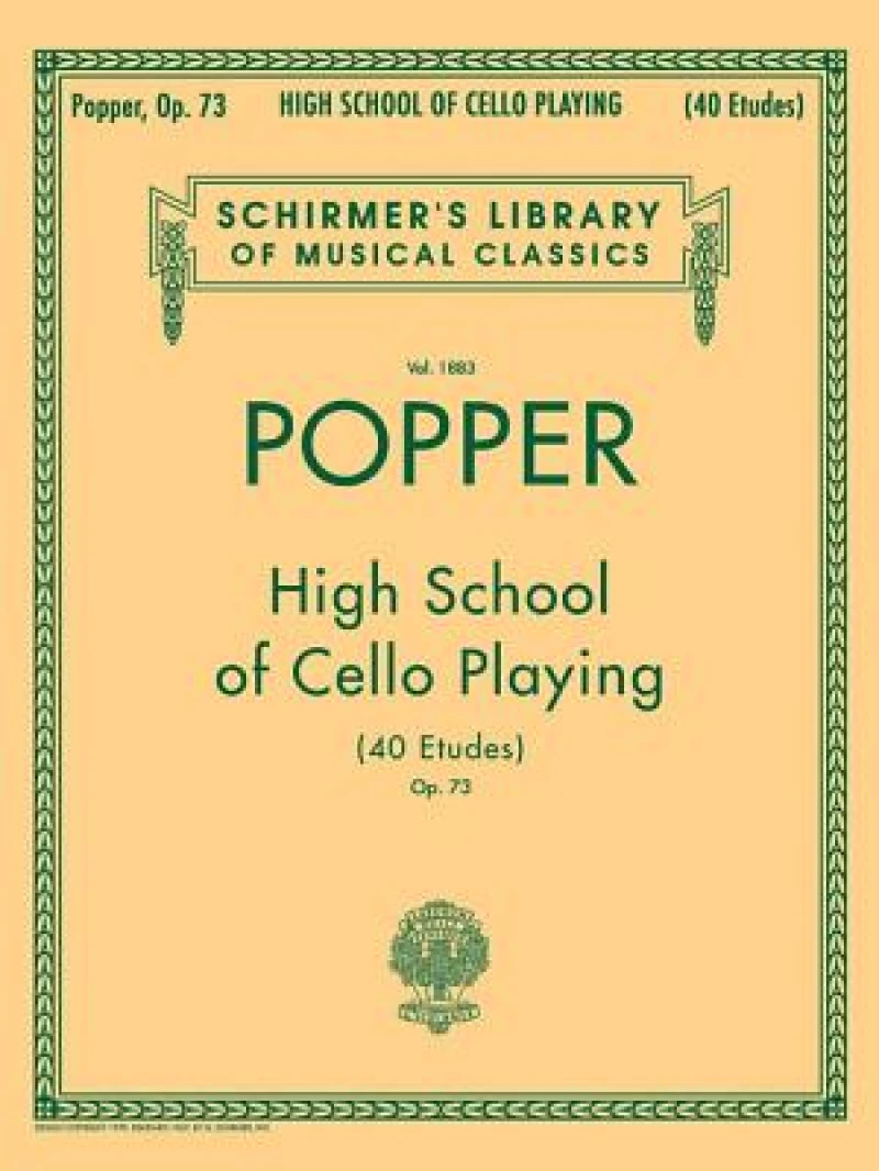 High School of Cello Playing (40 Etudes), Op. 73