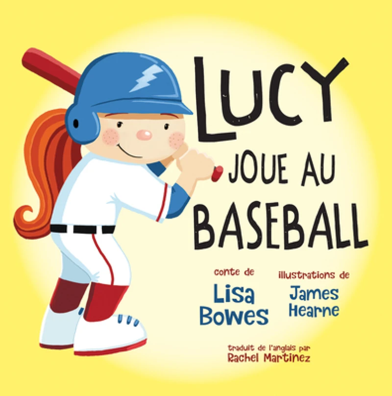 Lucy joue au baseball