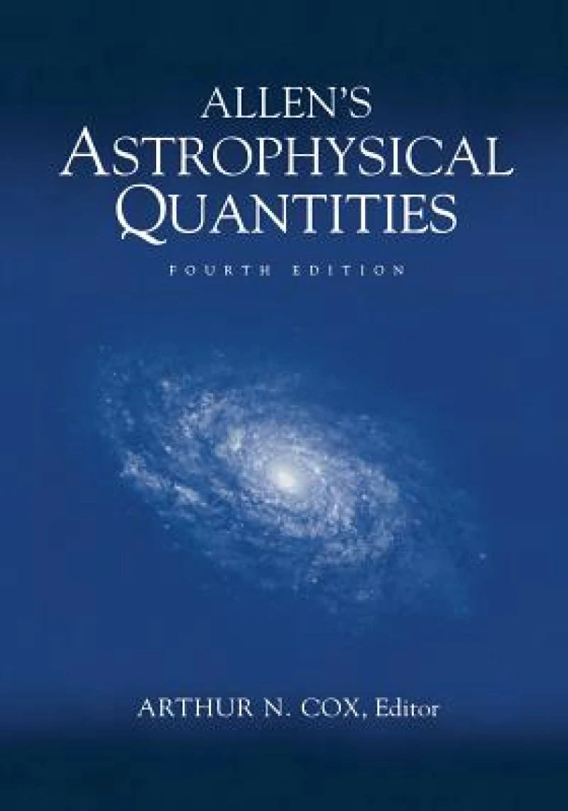 Allen''s Astrophysical Quantities