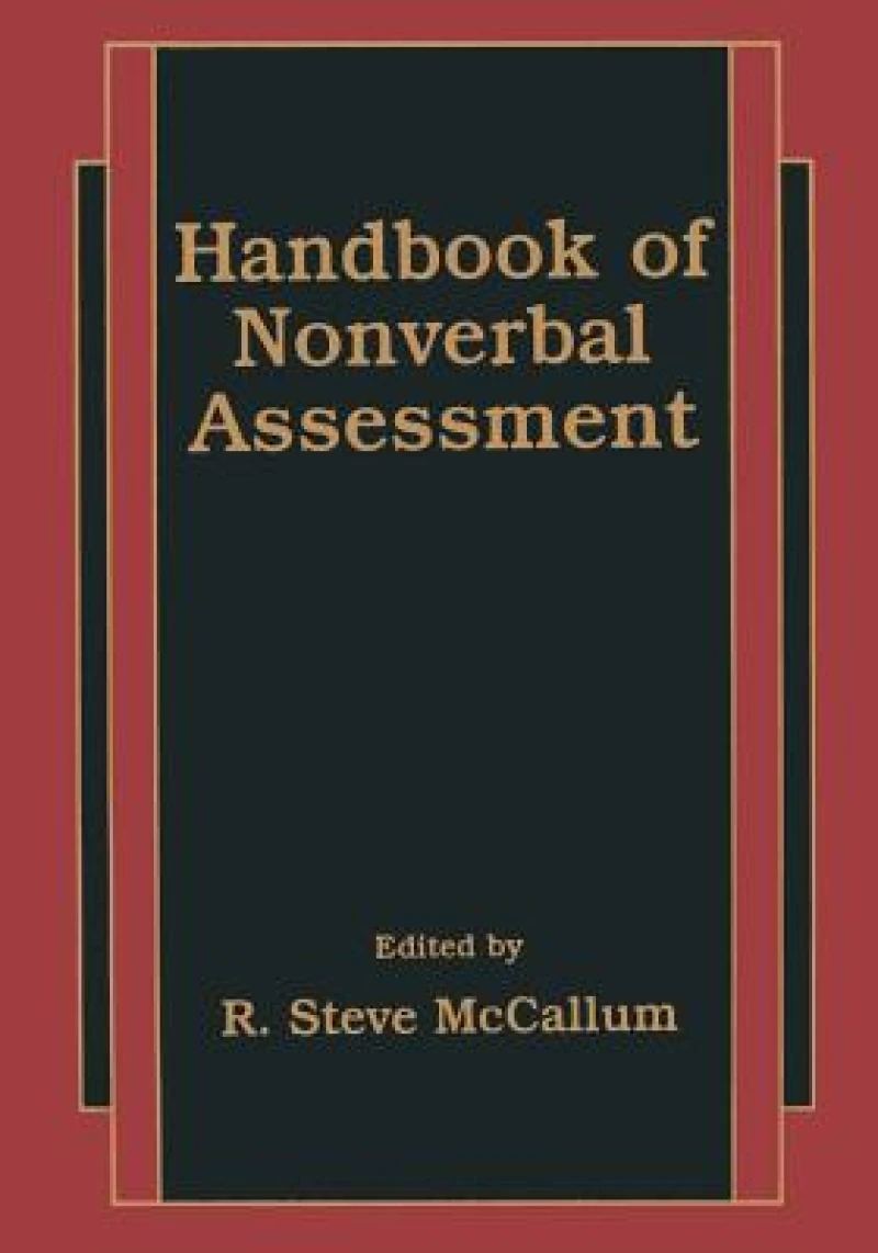 Handbook of Nonverbal Assessment