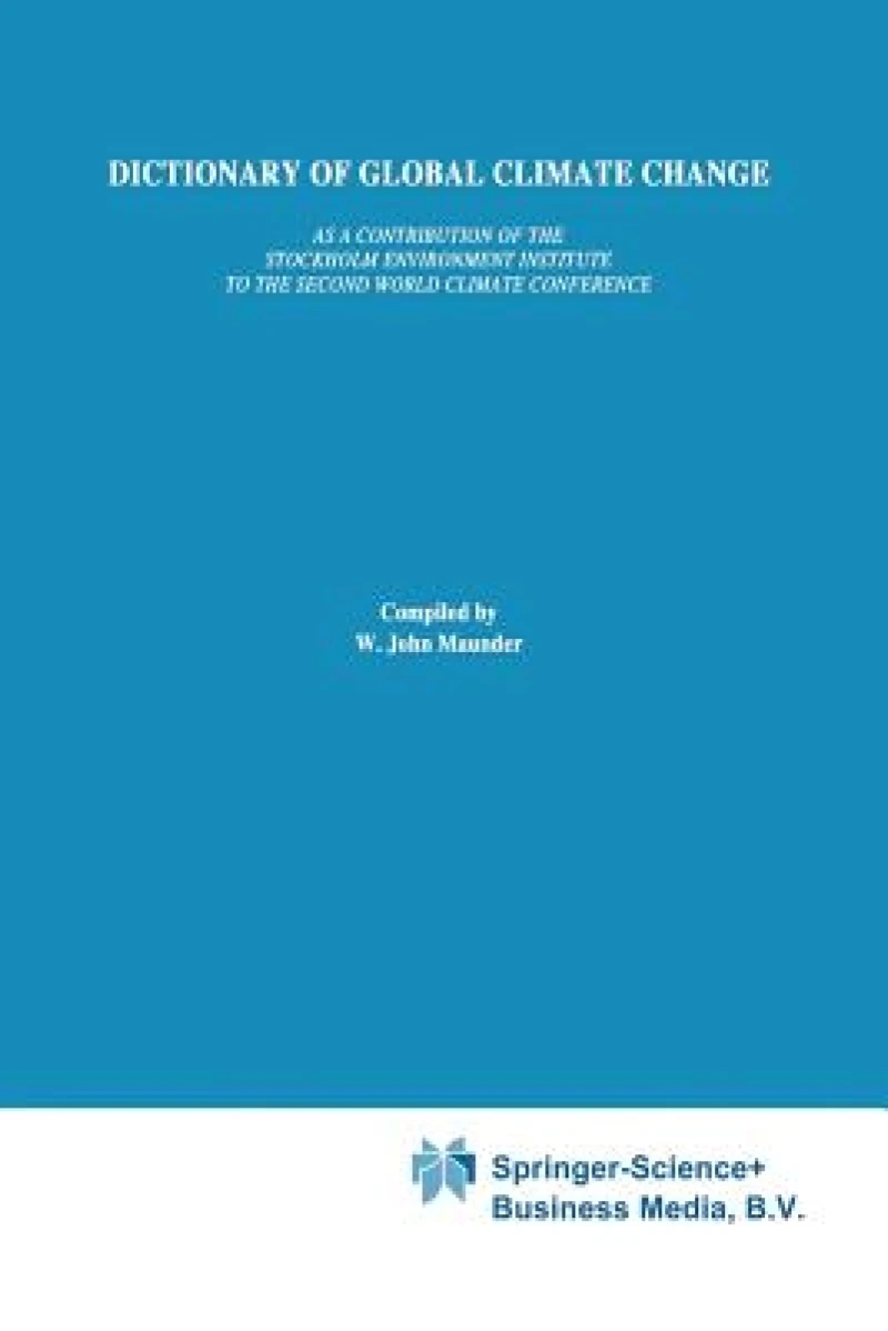 Dictionary of Global Climate Change