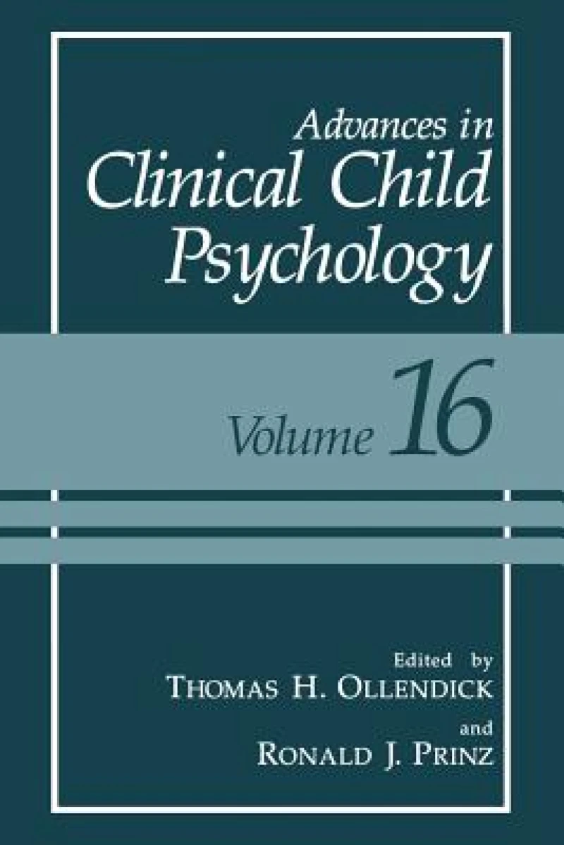 Advances in Clinical Child Psychology