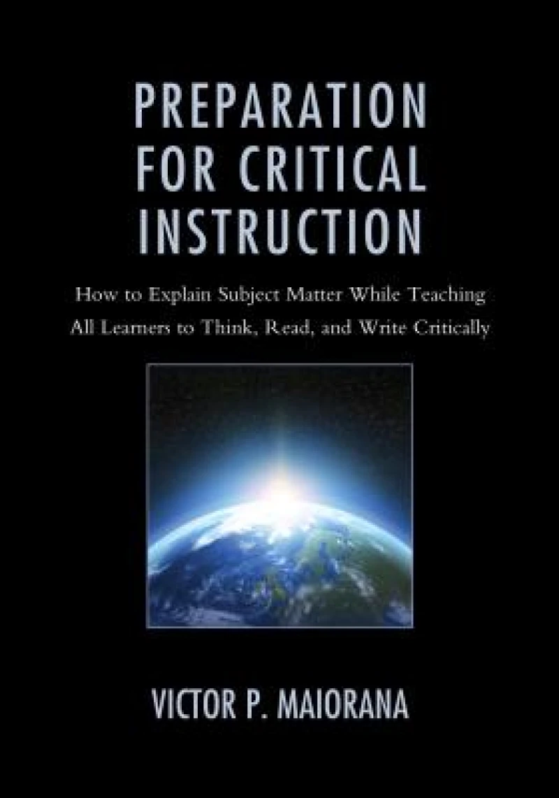 Preparation for Critical Instruction