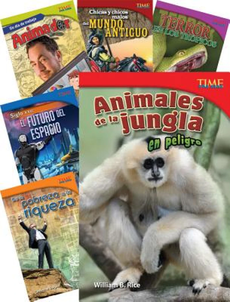 TIME FOR KIDS® Informational Text Grade 5 Spanish Set 3 10-Book Set