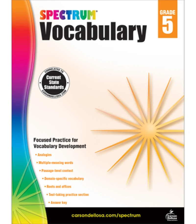Spectrum Vocabulary Grade 5