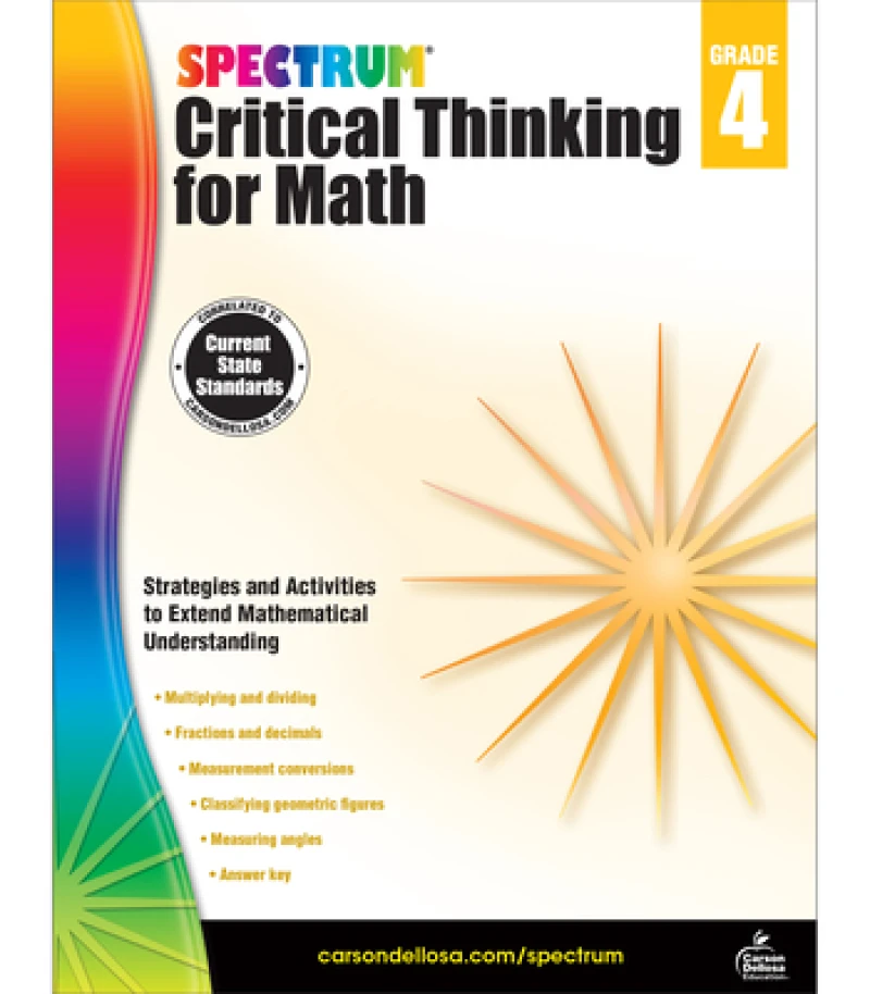Spectrum Critical Thinking for Math Gr 4