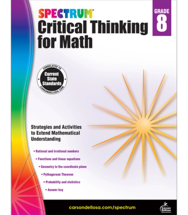 Spectrum Critical Thinking for Math Gr 8