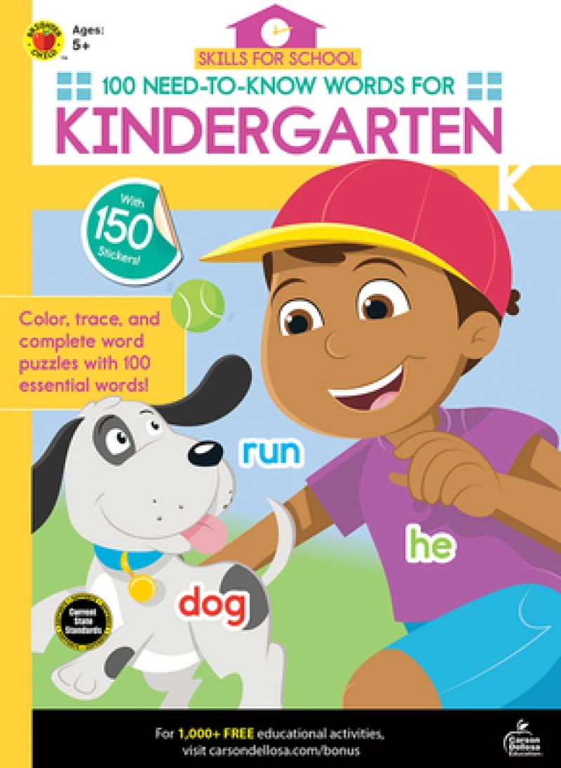 100 Need-to-Know Words for Kindergarten