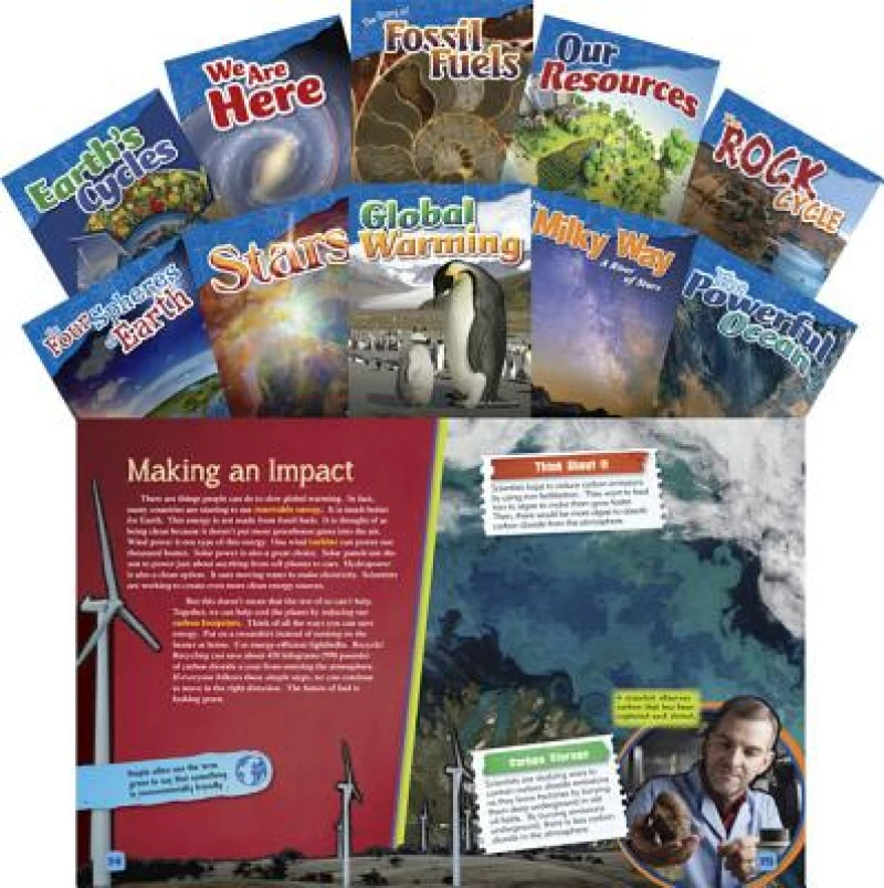 Let''s Explore Earth & Space Science Grades 4-5, 10-Book Set